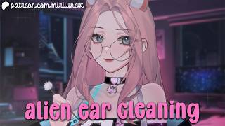 ASMR Space Kitty Cleans Your Ears 🪐 (Otoscope) (Deep Ear Cleaning) (Ear Mic I Can't Name) (Part 1)