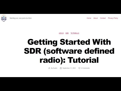 Getting Started With SDR Software Defined Radio A Tutorial