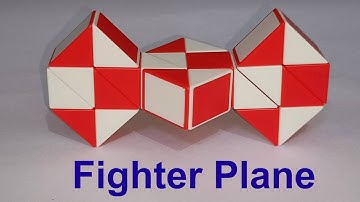 Make a Simple Fighter Plane with Snake Cube