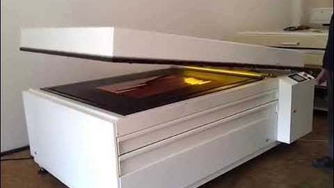 ASAHI AFP 1216 Exposure of photopolymer flexo printing plates