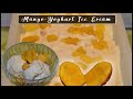 Homemade Mango Yoghurt Ice Cream Recipe (only 4 ingredients) | Super Marie