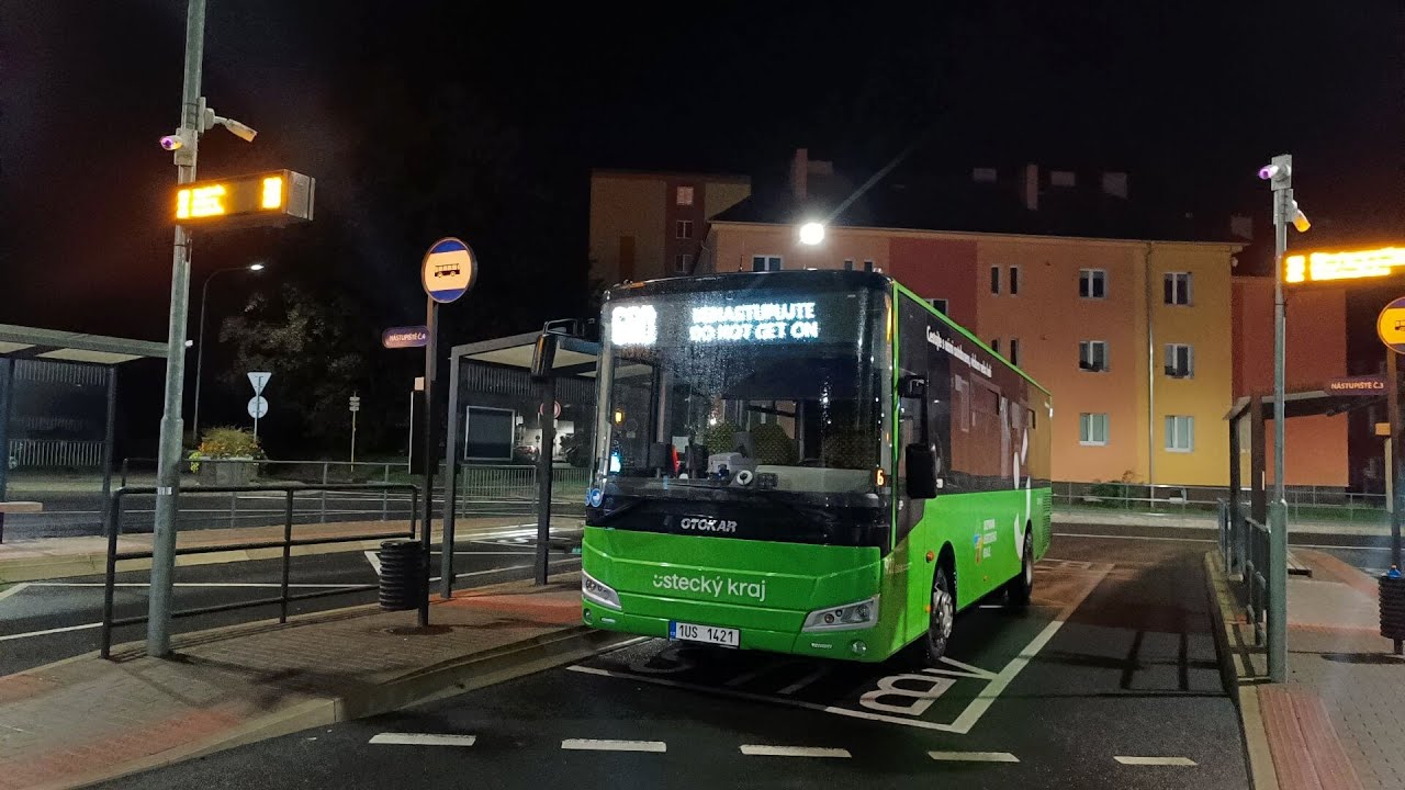 Kometovaná jízda na lince 660 z Lovosic do Mostu s Otokarem