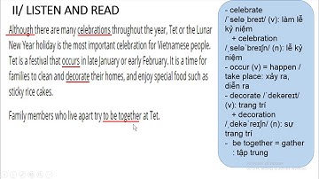 [Anh 9] Unit 8 Listen and Read