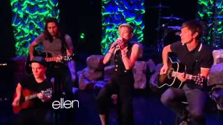 Video thumbnail of "Miley Cyrus We Can't Stop live on ellen"