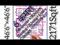 46'6"×46'6"House Plan Design idea|| 6Bedroom+Hall+Balcony||सबसे अच्छा प्लान🏡||2171Sqft #viral #Video