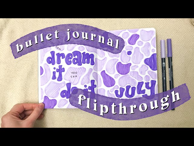 RECIPE BULLET JOURNAL - HOW TO SET UP ↬ WITH FLIP THROUGH 