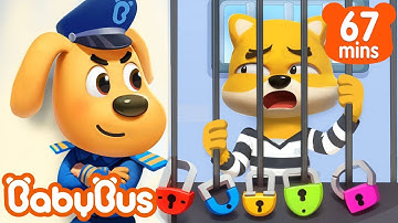 Cảnh sát bắt kẻ trộm | Hoạt hình cảnh sát trưởng Labrador | BabyBus