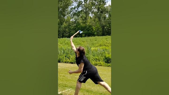 Farthest distance axe throw - 40.10 metres (131.56 ft) by Simone Freddi 🇮🇹
