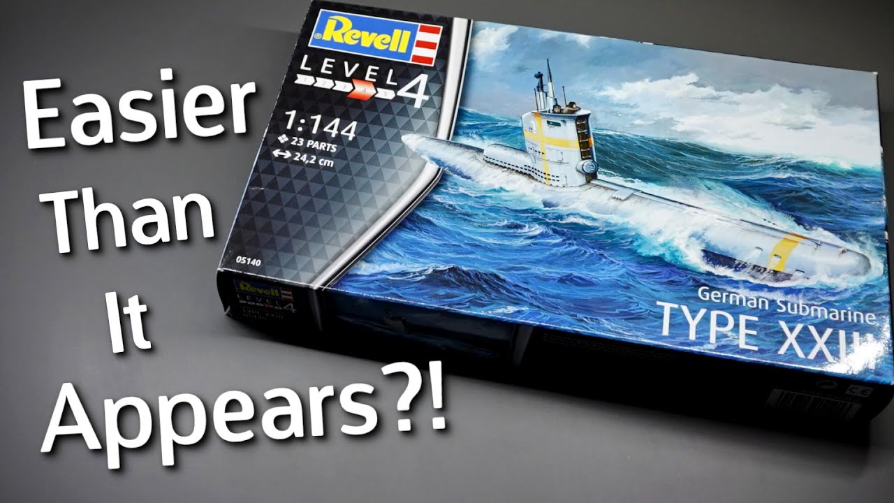 Too Simple For A Skill Level 4?! Revell Type XXIII Submarine Model