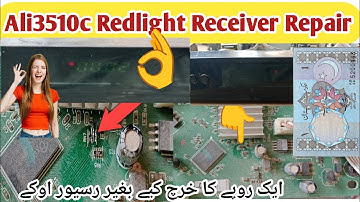 How To Repair Ali3510c Receiver Red Light Free Solution#Ali3510ReceiverRepair