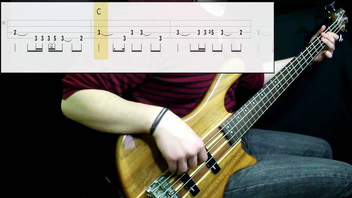 The Strokes - Juicebox (Bass Only) (Play Along Tabs In Video) 