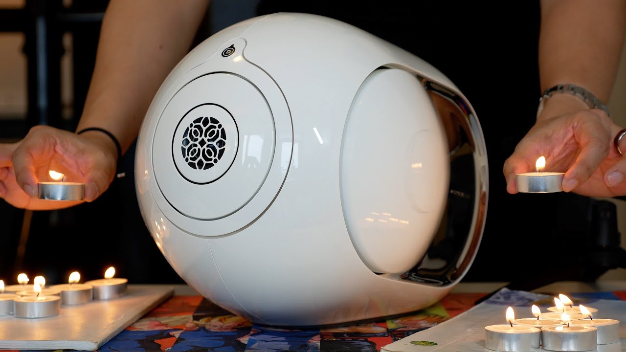 Shockwave VS Candles the Devialet Phantom I 103dB 2000w white Classic Test 帝瓦雷vs蜡烛