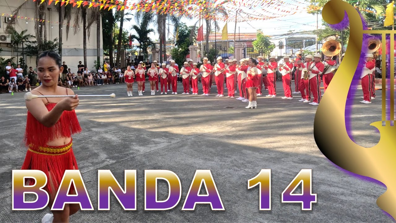 Banda 14 Solo Majorette Exhibition | Sto. Nino de Bustos Town Fiesta | Marching Band Competition