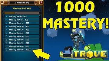 Trove 1000 MASTERY CAP! New Mastery rewards! – Trove let’s play PTS #40
