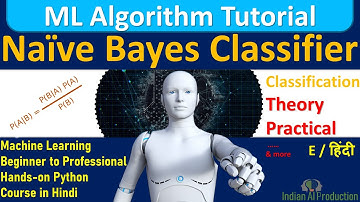 Naive Bayes Classifier Algorithm Theorem Explained in Detail in Hindi | Machine Learning Tutorial
