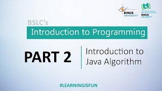 Introduction to Programming - Introduction to Java Algorithm