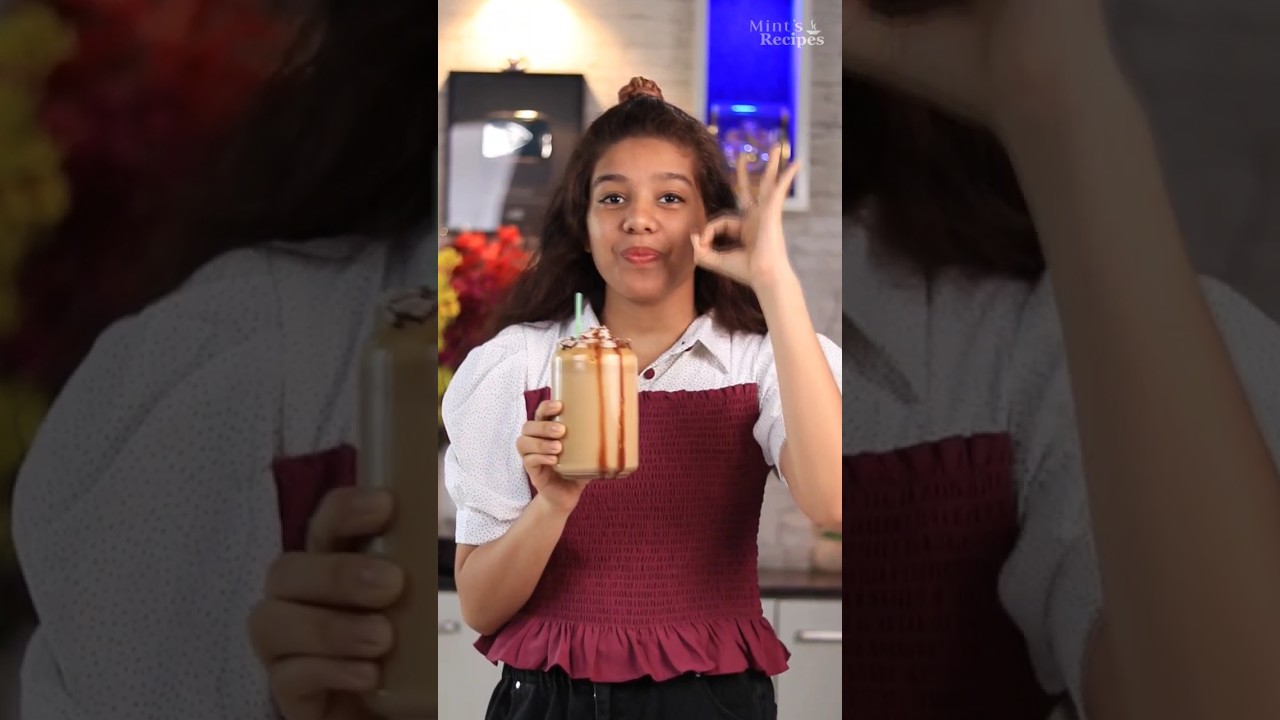 Cold Coffee Recipe with Riva #shorts #myshorts #youtubeshorts #mintsrecipes