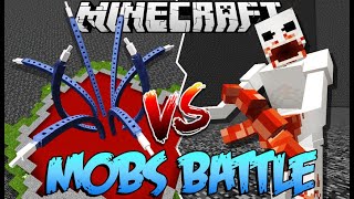 🔥 SCP หมึกปีศาจ vs SCP-096 ปีศาจขี้อาย!! | Minecraft - Mobs Battle