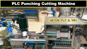 PLC Punching Cutting Machine - Real-time PLC Projects