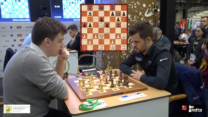 Carlsen Teaches How to play the Saragossa Opening 1 c3. II CHESSABLE  MASTERS, Prelims R8. 