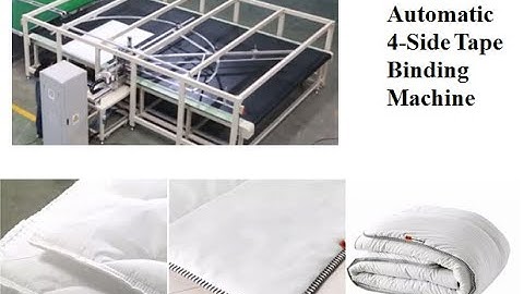 Richpeace 4 sided Tape Binding Machine to help your produce quilt easier, automatically