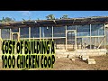 COST OF BUILDING A 1000 HEN COOP| DIMENSIONS OF 1000 CHICKEN COOP.