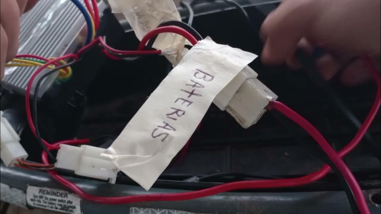 así se conecta controlador eléctrico 24 voltios a razor e300 - YouTube