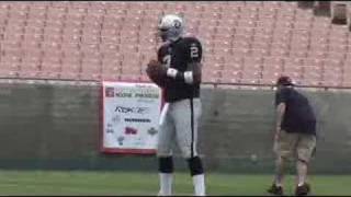 Topps 2007 NFL Rookie Photo Shoot with JaMarcus Russell