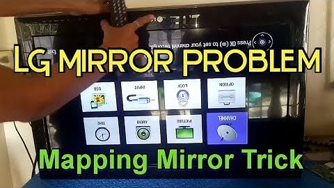 LG Mirror Problem ( LG 32Ls3400 ) #How_to_mirror_Lg_led_Tv