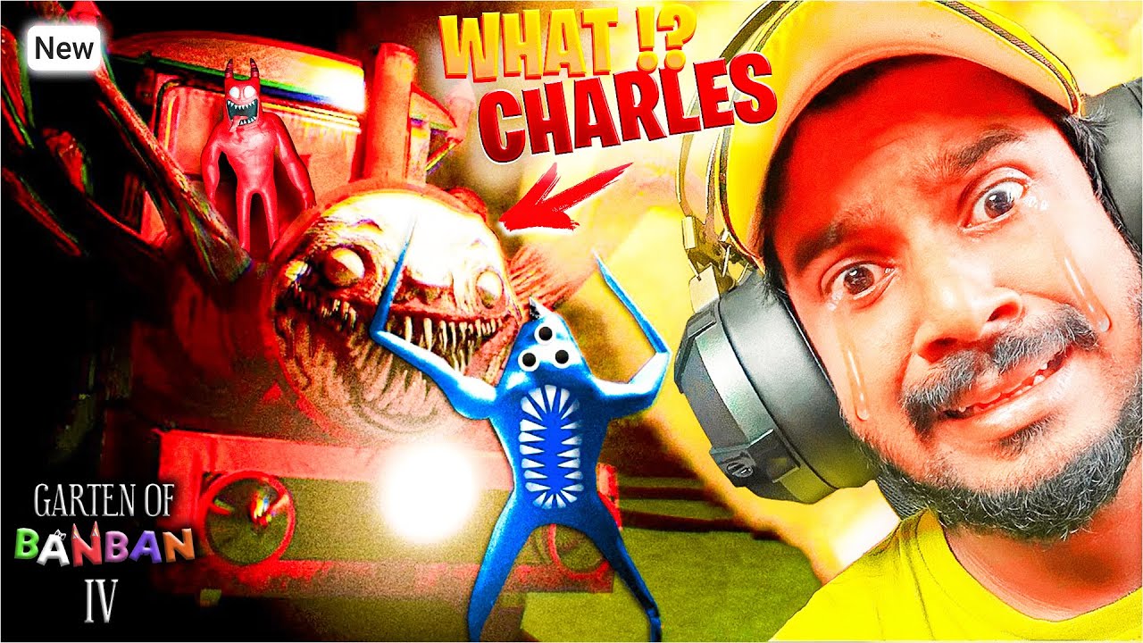 I Found 🚂 CHOO CHOO CHARLES in Garten Of Banban IV 😱😨 | WhoIsAarow