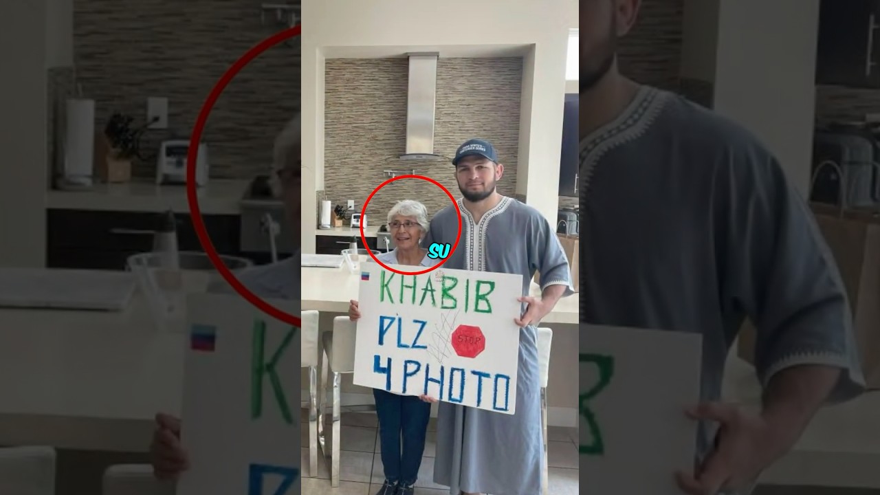 Khabib Cumplió El Sueño A Esta Abuela! 🥹👵