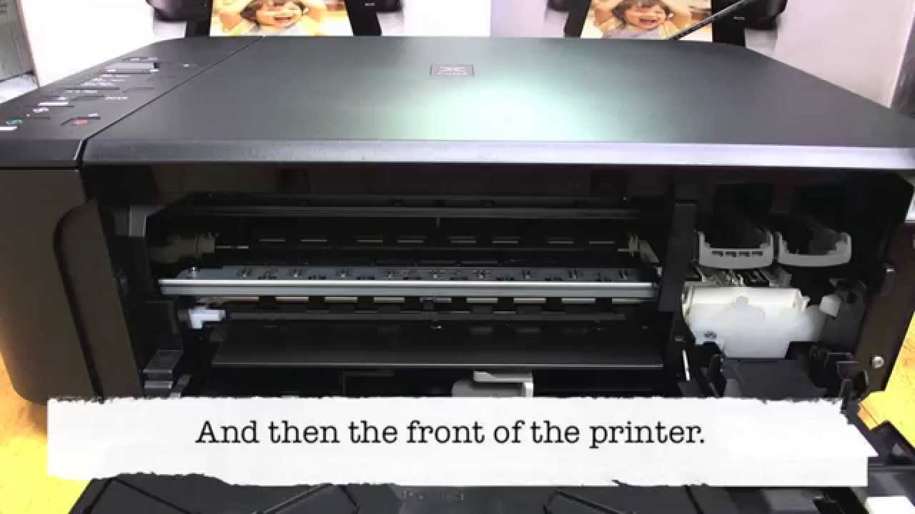 Canon MG2250 - Changing the cartridges - YouTube