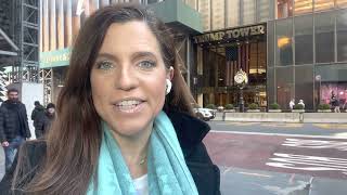 Standing in Front of Trump Tower w/ a Message
