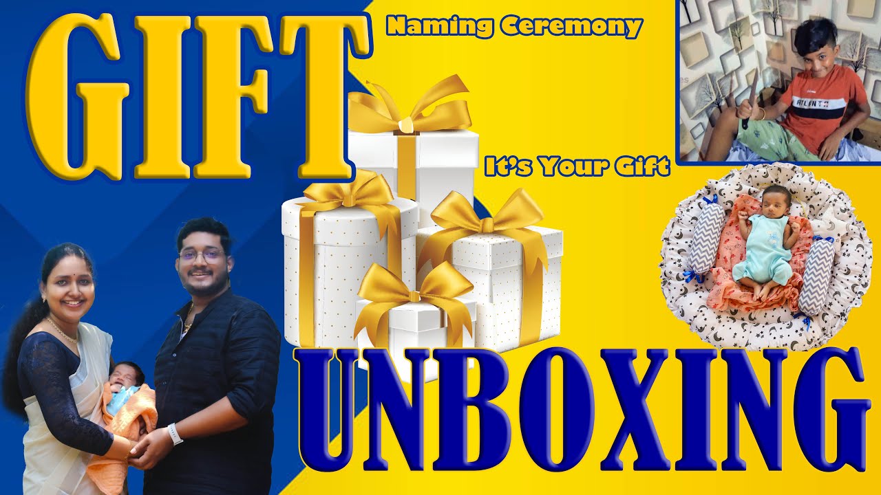 ഇസുകുട്ടന് കിട്ടിയ gifts Gift Unboxing MJ Tales malayalam 