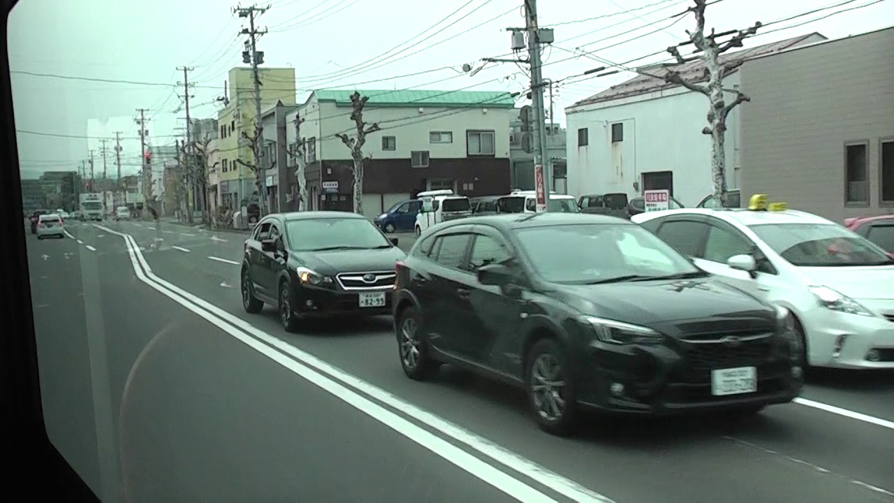 青森市営バス 小柳団地線(南佃・桜川経由)　青森駅(③のりば)→桜川一丁目　2019.04.24