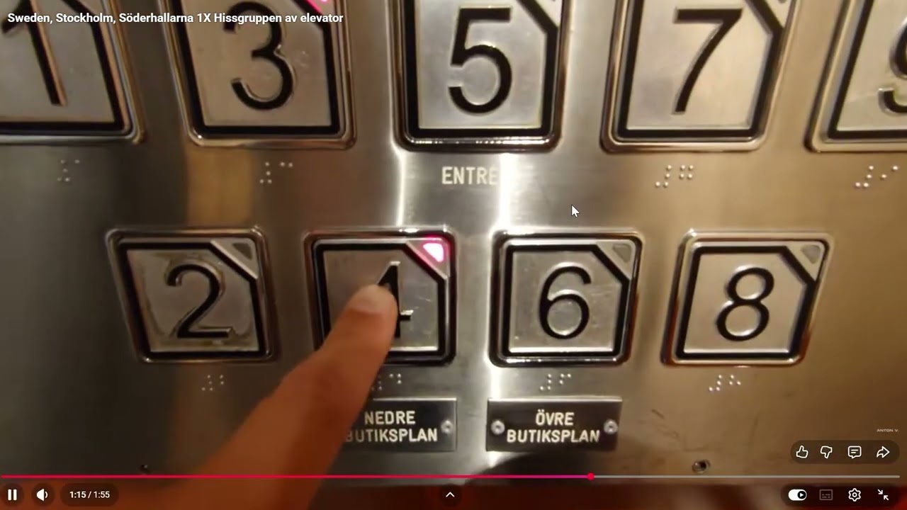 Thyssen Elevator(Hissgruppen C At Soderhallarna,Stockholm Part 21 #robloxgamer749