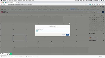 How to add a Calendar to your personal view in Salesforce
