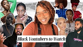 Recommending 15 Black YouTubers & Creators to Watch | My Fave Black Commentary, Vlogs, Video Essays