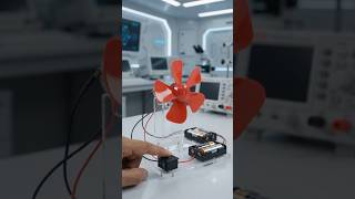 DC Motor On Off l #electronics l #dc l #led l #shorts l #viral l #trending l #science l #facts l
