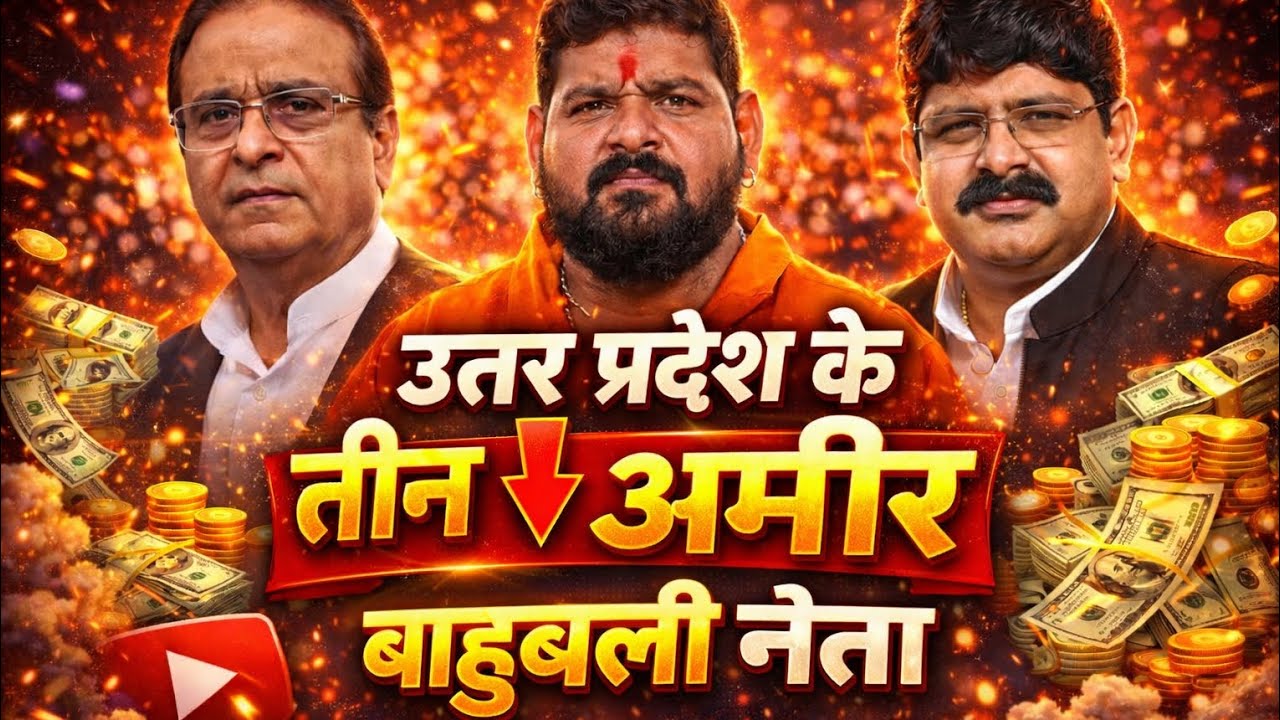 उत्तर प्रदेश के 3 सबसे अमीर बाहुबली नेता | Azam Khan | Raja Bhaiya | Brijbhushan Singh | Politicians