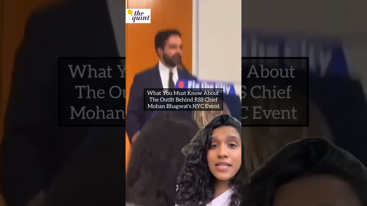 What You Must Know About The Outfit Behind RSS Chief Mohan Bhagwat's NYC Event | The Quint