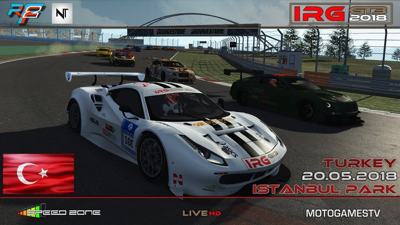 rFactor 2 – IRG GT3 2018 – ROUND 4 – Istanbul Park - LIVESTREAM