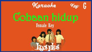Cobaan Hidup (Karaoke) Koes Plus Nada Wanita/ Cewek/ Female key G