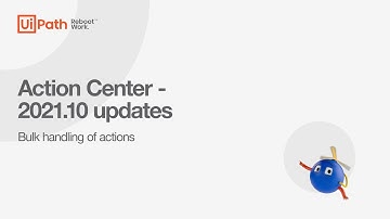 Action Center: Bulk handling of actions