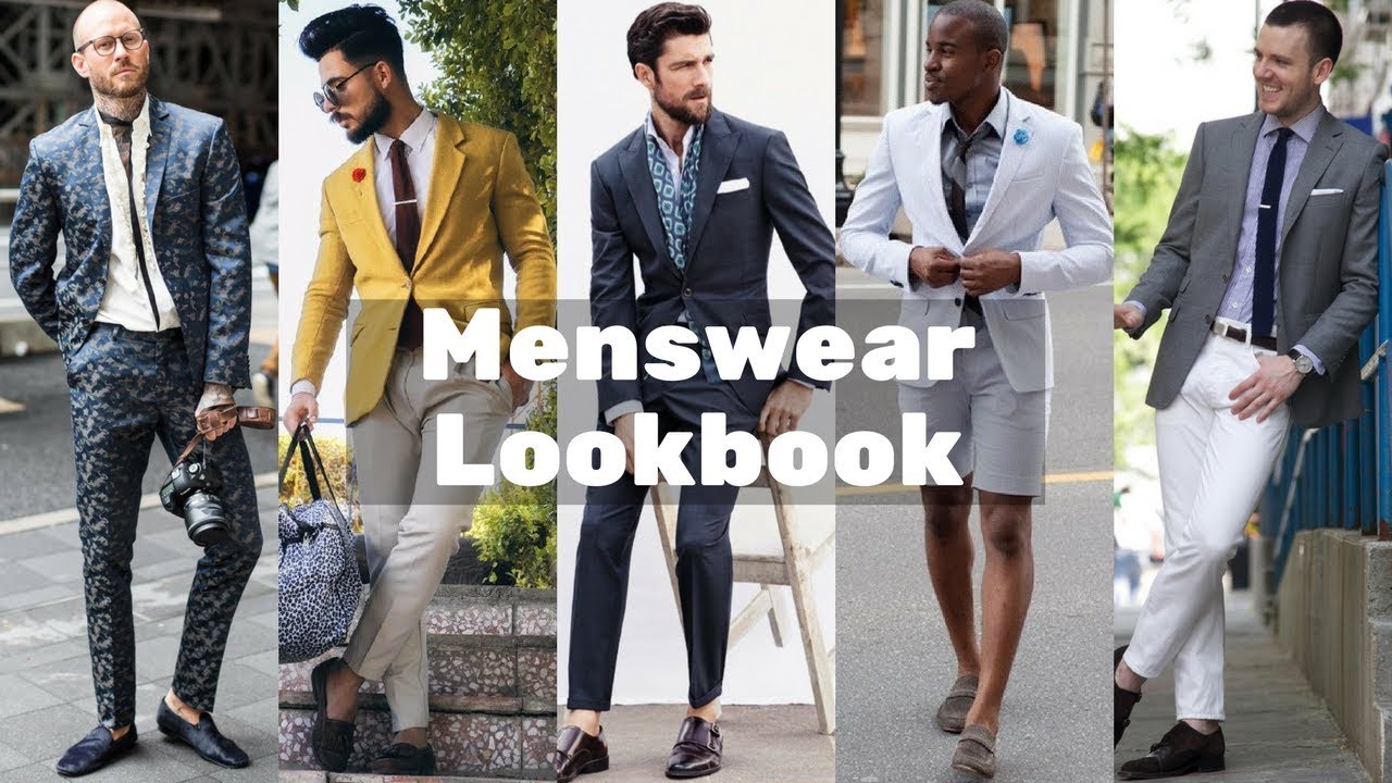 Menswear Summer Suit Ideas Collection 2019 Lookbook | Summer Menswear ...