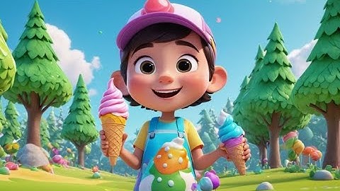 Ice Cream Colors & Counting Fun | Sweet Learning Song for Kids | Educational and Kids Songs