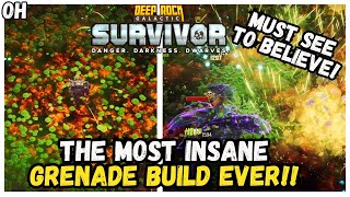 The Most INSANE Grenade Run EVER! Deep Rock Galactic: Survivor!
