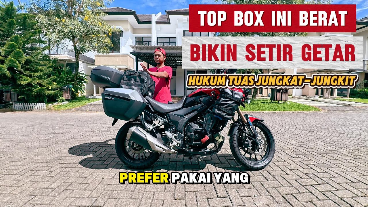 Top Box Bikin Setir Getar dan Tank Slap | Two Wheels Therapy