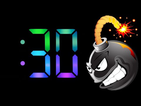 30 Second Ticking Countdown Timer with Alarm 💣