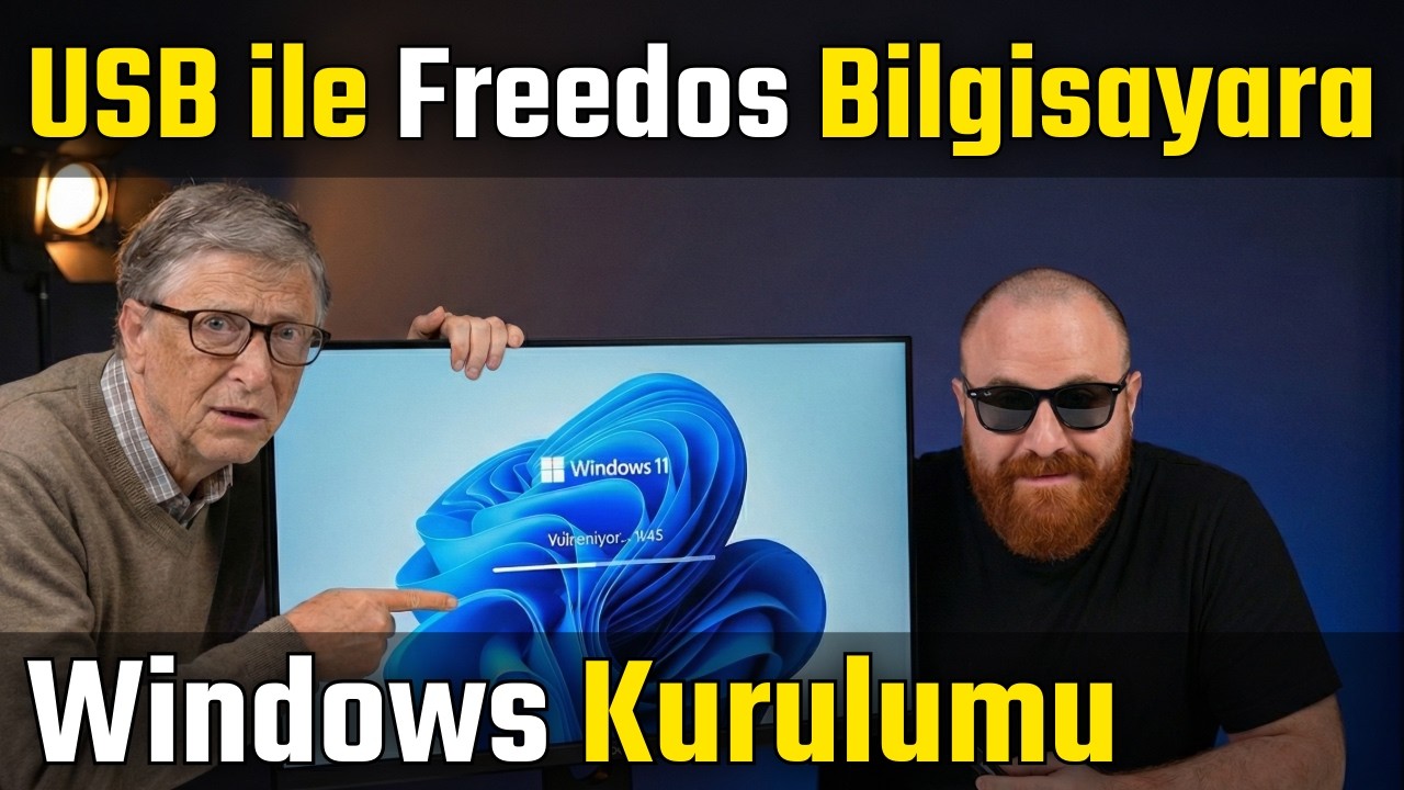 Adım Adım Freedos Bilgisayara USB ile Windows 11 Kurulum Rehberi